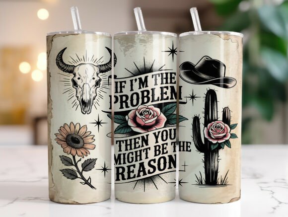 20oz Sarcastic Funny Quote Tumbler Wrap Graphics