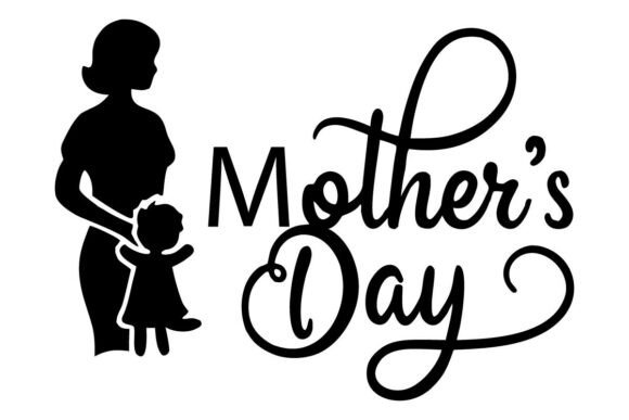 Mother’s Day T-Shirt Design Graphics for Editorial Use