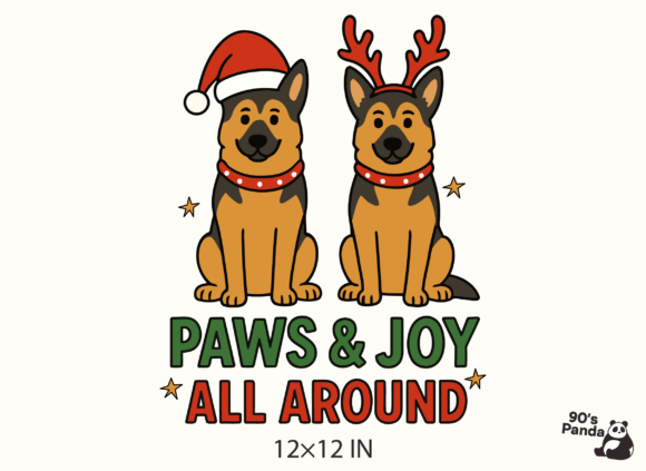 Paws Joy All Around Christmas Graphics