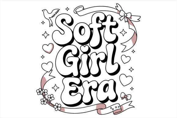 Soft Girl Era Graphics for T-Shirt Designs
